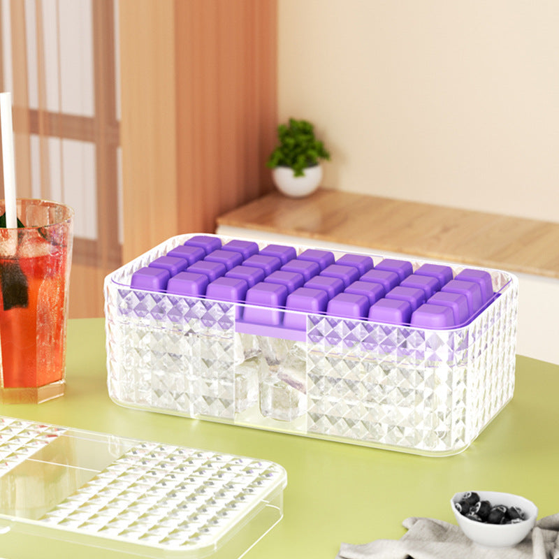 Silicone Square Ice Mold Ice Cube Trays